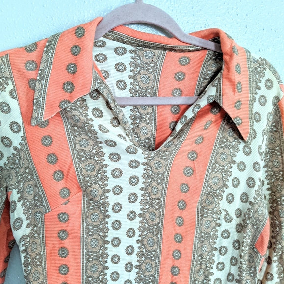 Handmade 70's Mini Dress - Picture 3 of 5